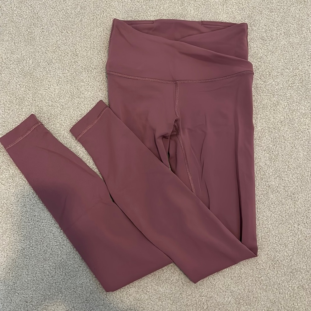 Mauve/pink lululemon leggings